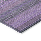 Tapis Chantille à rayures marocaines lavable en machine pour intérieur/extérieur