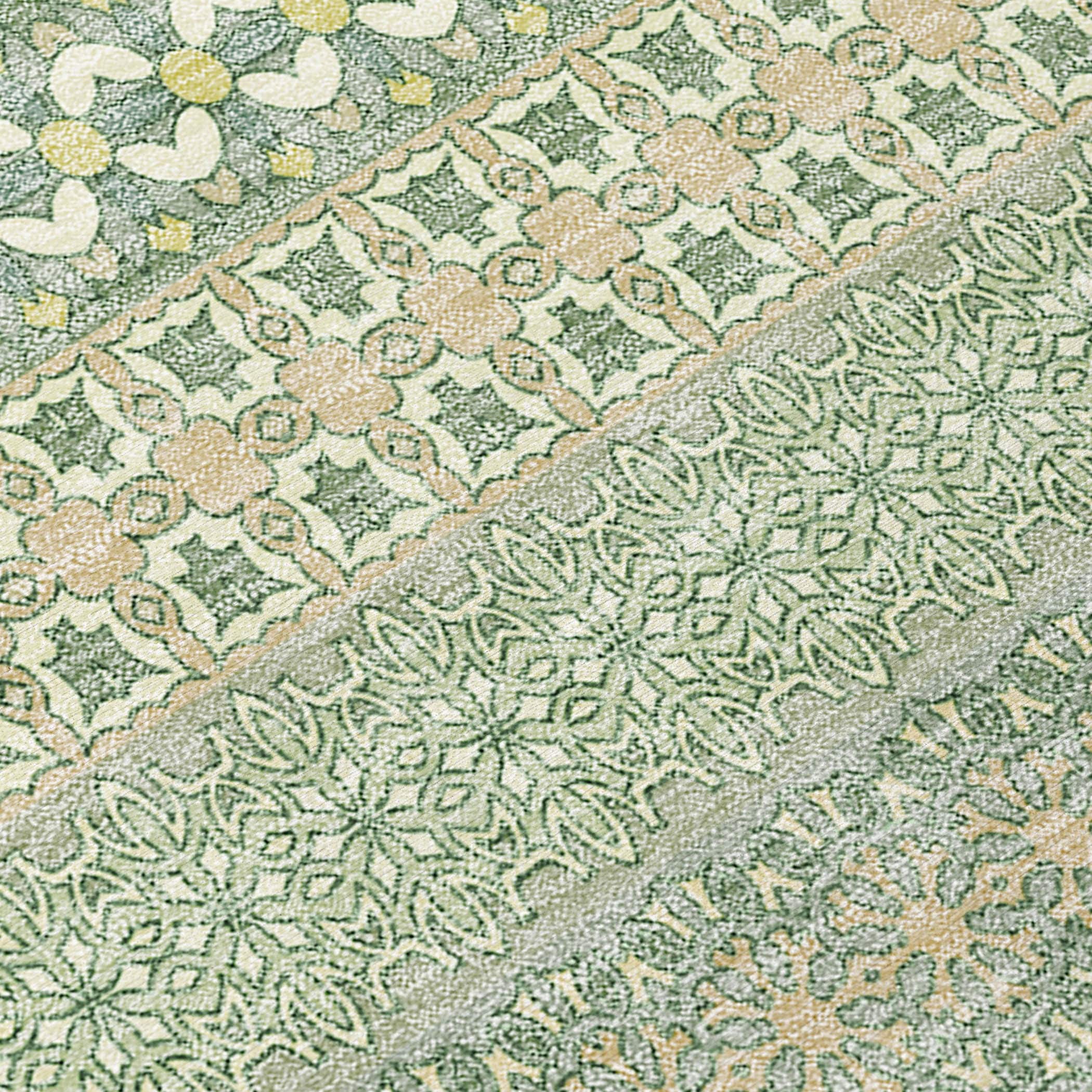 Tapis Chantille à rayures marocaines lavable en machine pour intérieur/extérieur