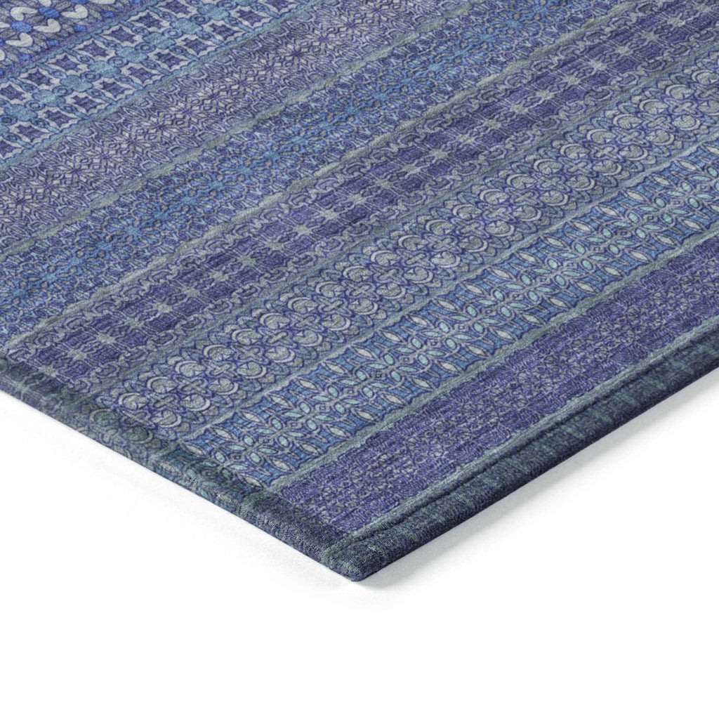 Tapis Chantille à rayures marocaines lavable en machine pour intérieur/extérieur
