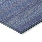 Tapis Chantille à rayures marocaines lavable en machine pour intérieur/extérieur