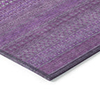 Tapis Chantille à rayures marocaines lavable en machine pour intérieur/extérieur