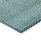 Tapis Chantille à rayures marocaines lavable en machine pour intérieur/extérieur
