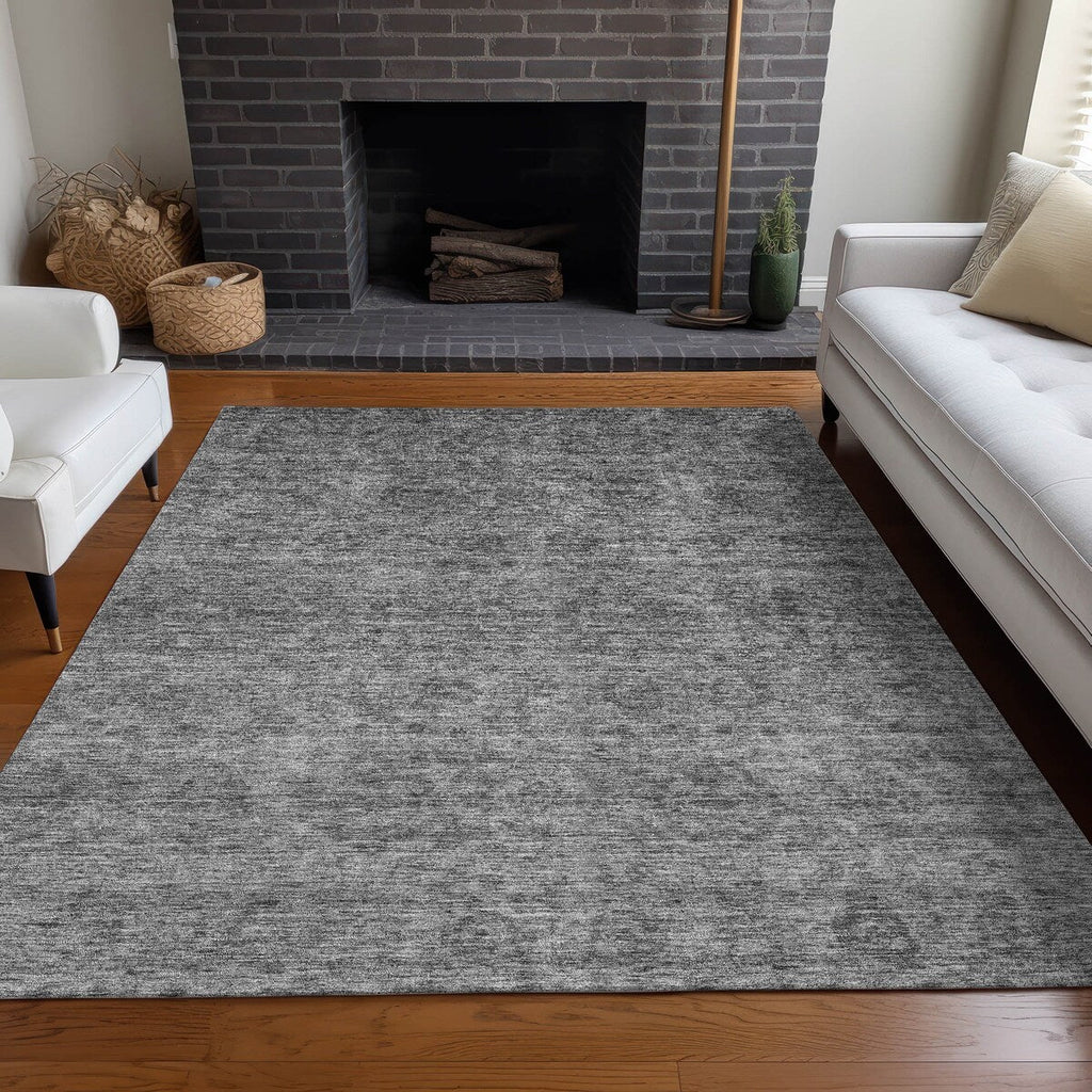 Tapis Chantille Damas Ombre lavable en machine pour intérieur/extérieur