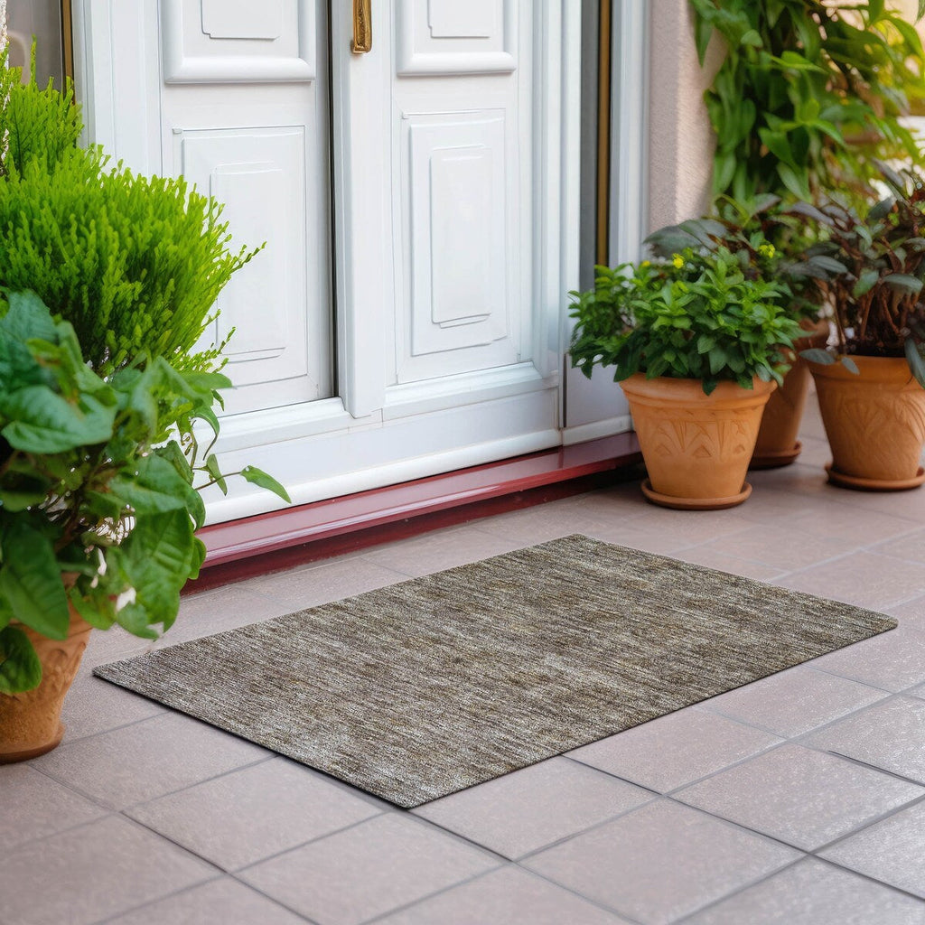 Tapis Chantille Damas Ombre lavable en machine pour intérieur/extérieur