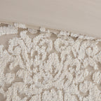Parure de couette Madison Park Aeriela en coton chenille touffeté damassé