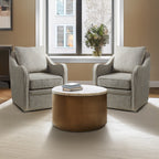 Fauteuil pivotant incurvé rembourré Madison Park Betty