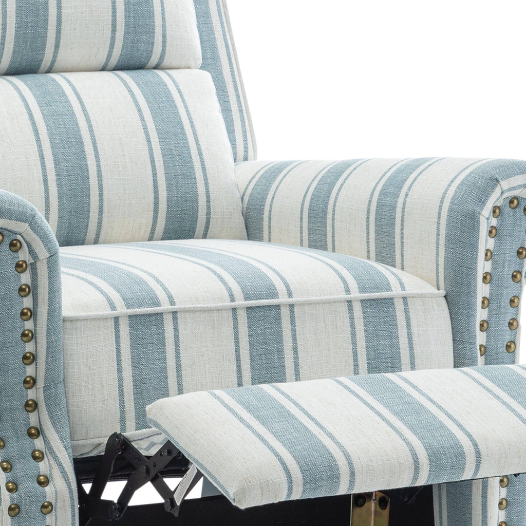 Fauteuils inclinables manuels avec garniture cloutée