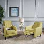 Fauteuil inclinable capitonné Mervynn (lot de 2) par Christopher Knight Home