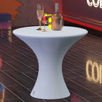 Table basse Mixoy à LED changeantes, table à vin rechargeable et sans fil, meuble d'ambiance pour terrasse, piscine