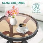 Ensemble de bistrot de jardin Moasis Red 3 pièces avec sièges rembourrés