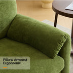 Fauteuil d'appoint moderne à oreilles d'éléphant, siège confortable pour salon et chambre