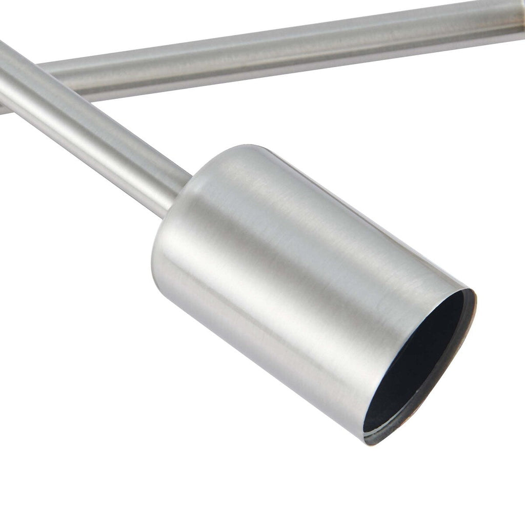 Plafonnier semi-encastré Sputnik moderne en métal léger de 60 cm (23,62 po)