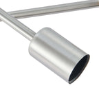 Plafonnier semi-encastré Sputnik moderne en métal léger de 60 cm (23,62 po)