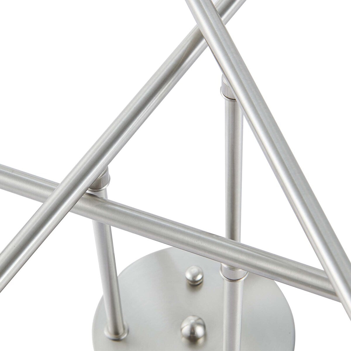 Plafonnier semi-encastré Sputnik moderne en métal léger de 60 cm (23,62 po)