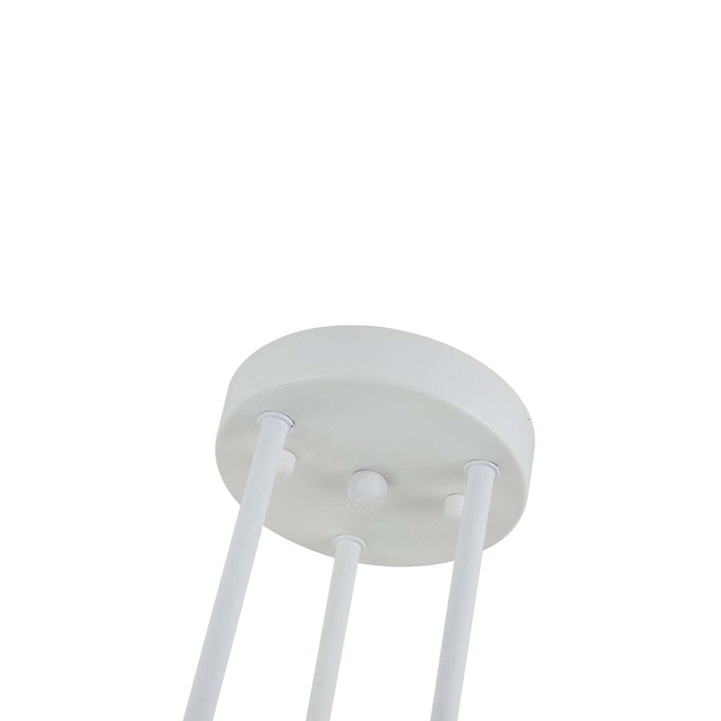 Plafonnier semi-encastré Sputnik moderne en métal léger de 60 cm (23,62 po)