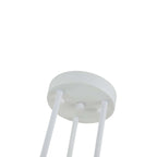 Plafonnier semi-encastré Sputnik moderne en métal léger de 60 cm (23,62 po)