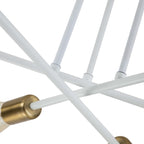 Plafonnier semi-encastré Sputnik moderne en métal léger de 60 cm (23,62 po)