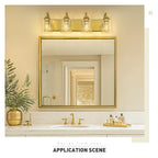 Appliques murales modernes à 3/4/5/6 lumières au-dessus du miroir pour salle de bain