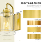 Appliques murales modernes à 3/4/5/6 lumières au-dessus du miroir pour salle de bain