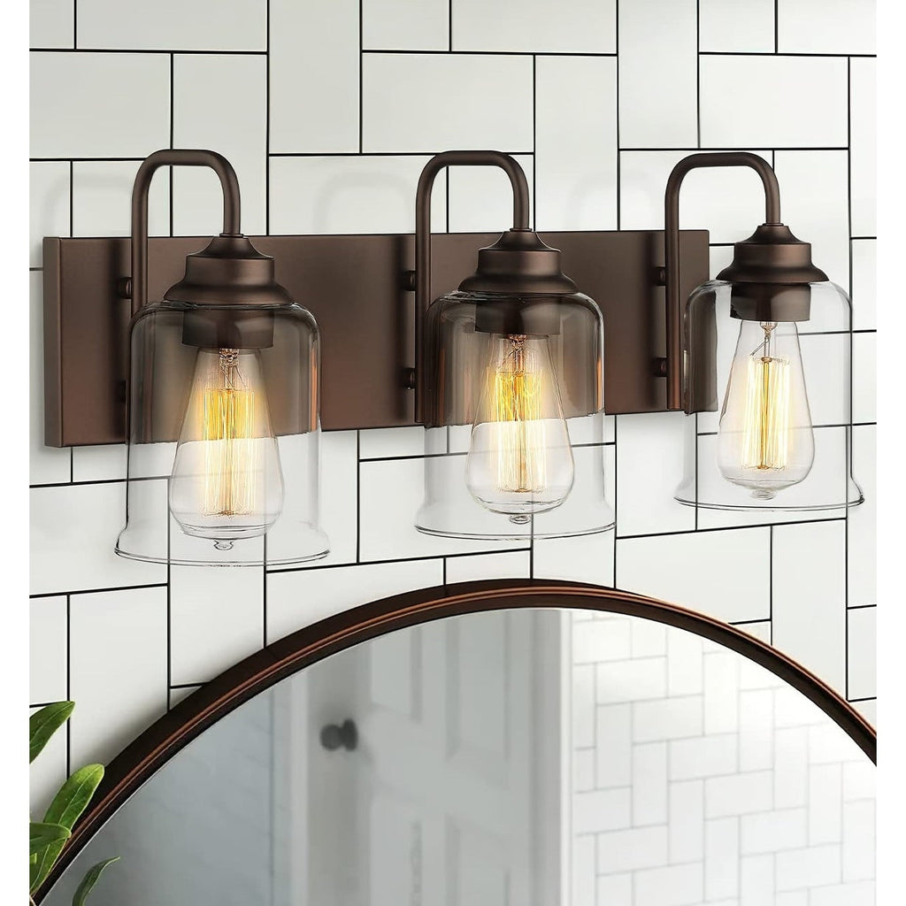 Appliques murales modernes à 3/4/5/6 lumières au-dessus du miroir pour salle de bain