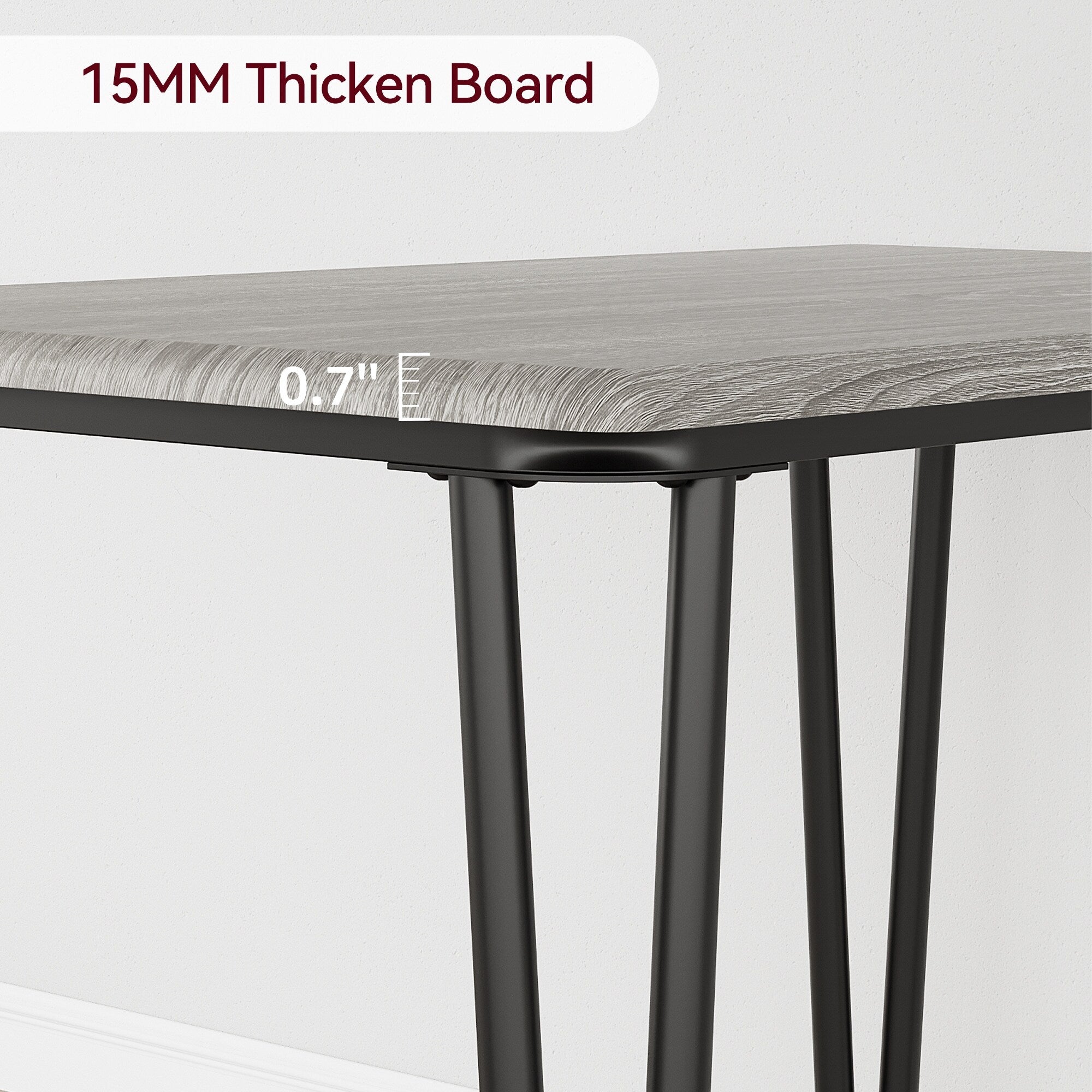 Ensemble de table à manger moderne pour cuisine - 3 pièces