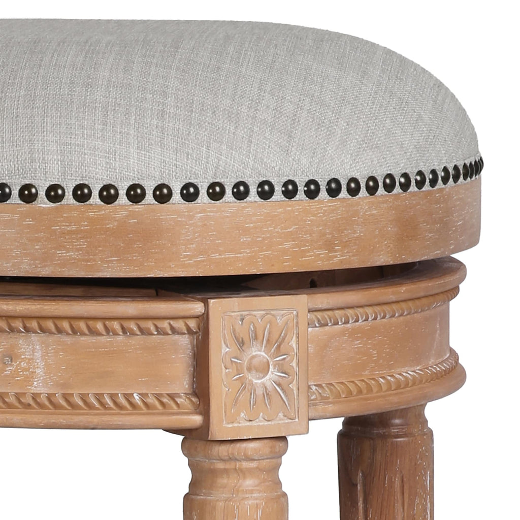 Tabouret de bar pivotant sans dossier Chapman 26 pouces de New Ridge Home Goods - Hauteur comptoir