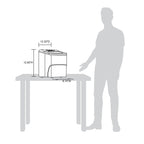 Machine à glaçons de comptoir Newair 11,8 kg, portable et légère, commande intuitive, glaçons de grande ou petite taille, pièces sans BPA