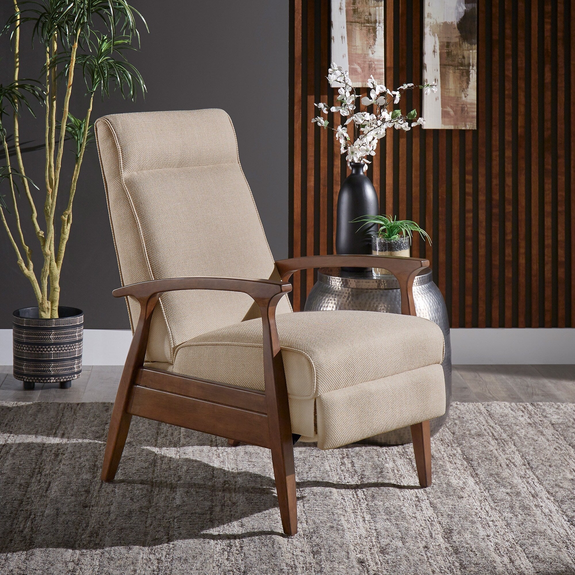 Fauteuil inclinable Notker 25,75 pouces de large, style milieu du siècle, par iNSPIRE Q Modern