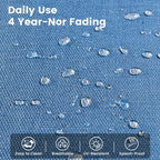 Ensemble de 9 chaises pivotantes d'extérieur en osier OVIOS avec table à feu