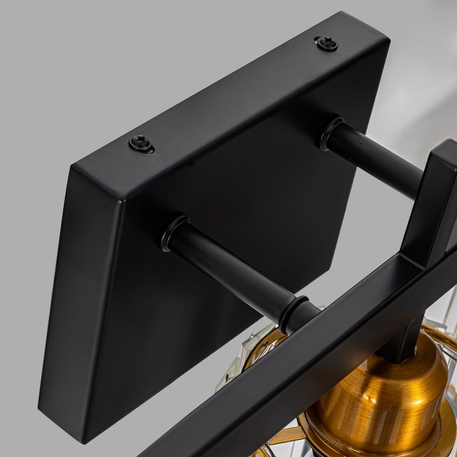 Applique murale moderne à 3/4/5 lumières en cristal, à intensité variable, au-dessus du miroir de salle de bain