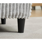 Canapé-lit surdimensionné en velours côtelé moelleux et réglable