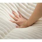 Canapé-lit surdimensionné en velours côtelé moelleux et réglable