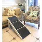 Escalier pliable portable 2 en 1 PAWLAND pour chiens, chats, lits hauts, marchepieds pour chiens, marchepied facile à monter pour animaux de compagnie