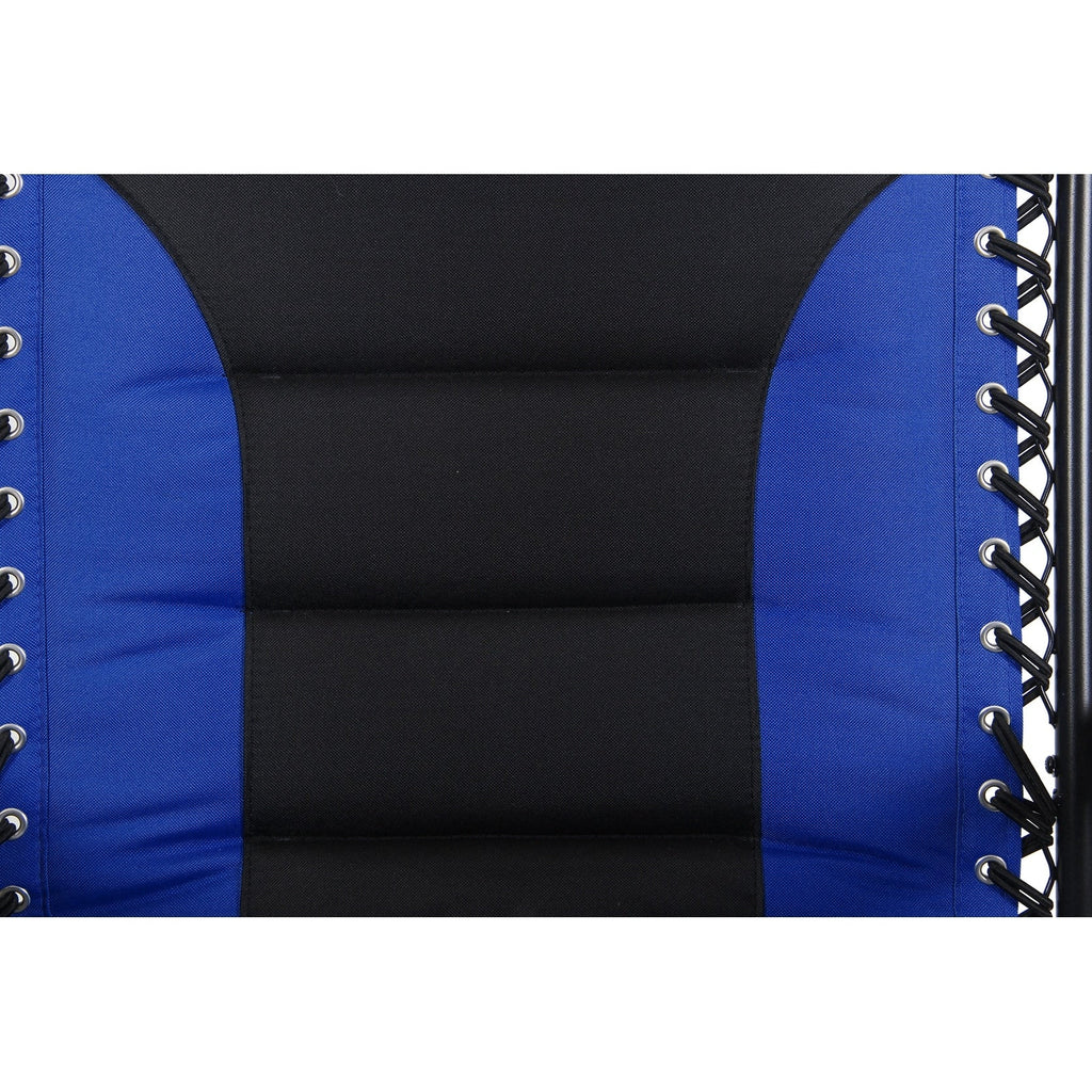 Fauteuil de salon surdimensionné XL rembourré à gravité zéro, accoudoirs larges, inclinable et réglable avec porte-gobelet - N/A