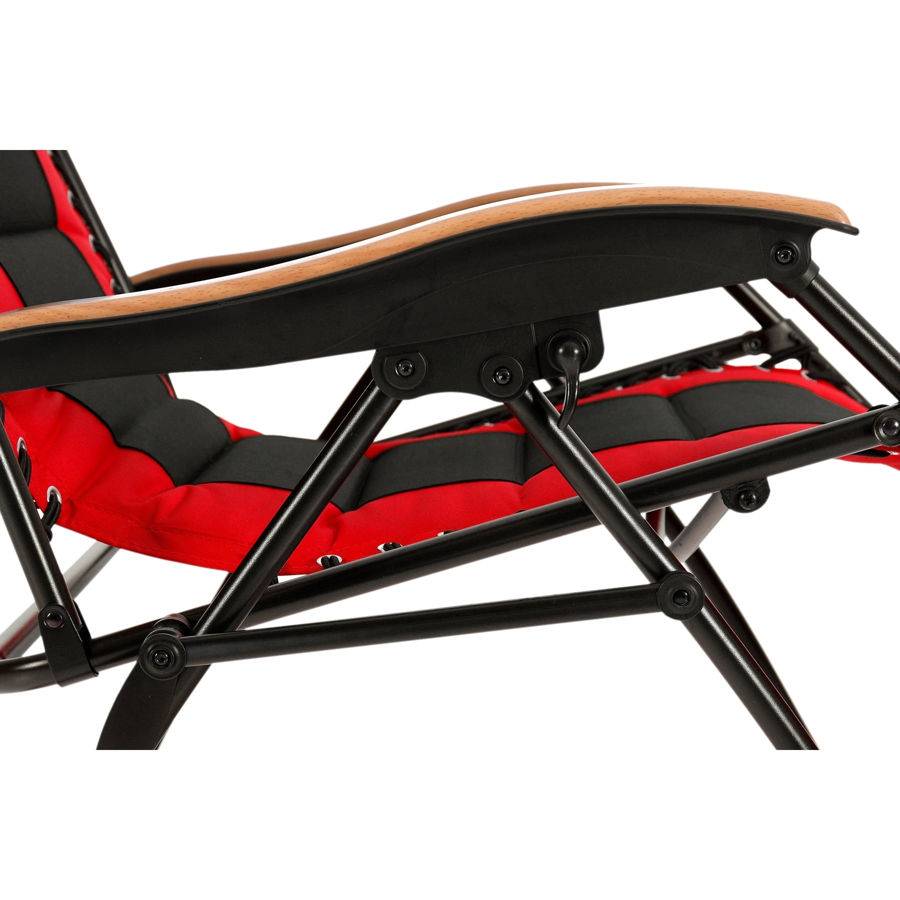 Fauteuil de salon surdimensionné XL rembourré à gravité zéro, accoudoirs larges, inclinable et réglable avec porte-gobelet - N/A