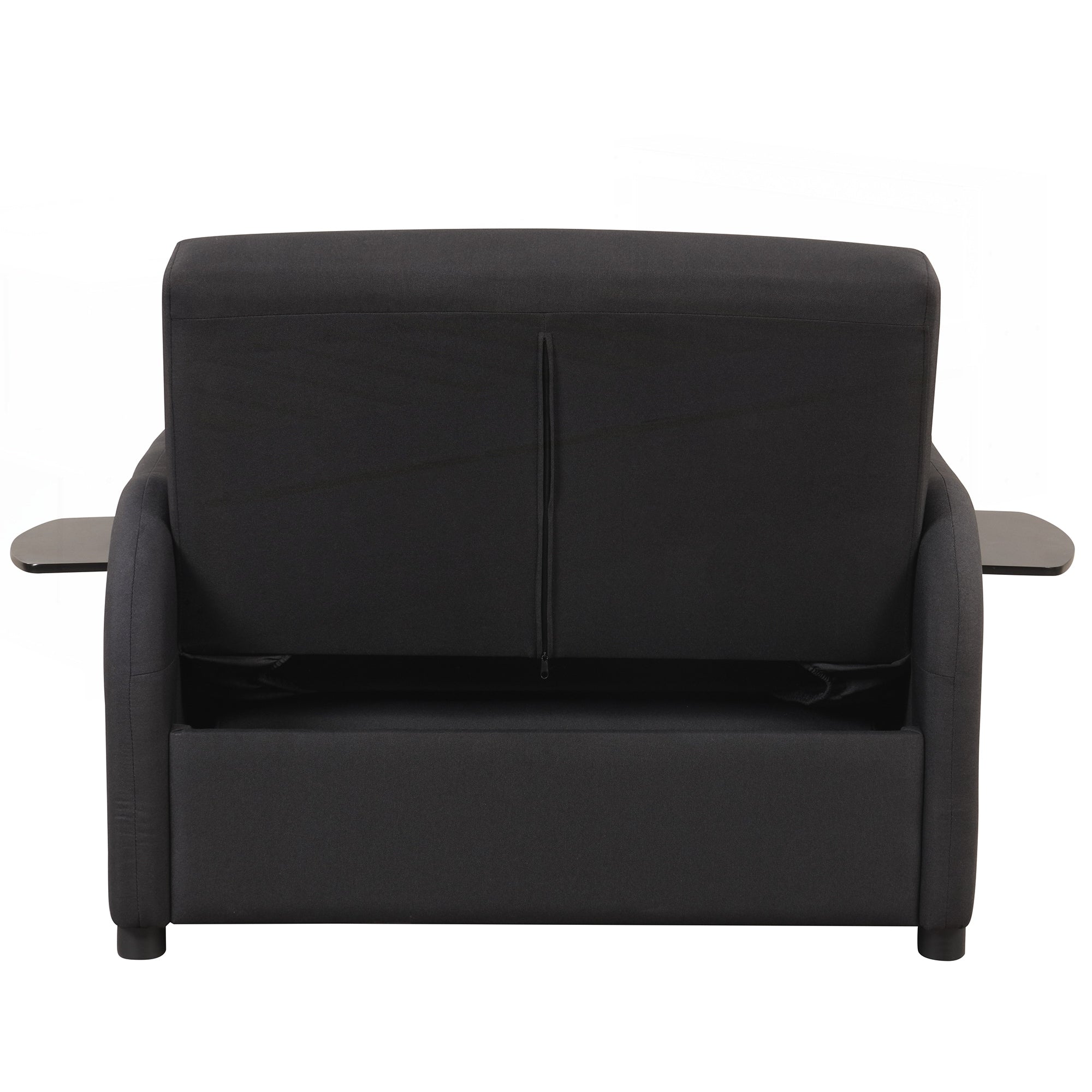 Canapé-lit gigogne 3 en 1 avec table à 2 oreilles