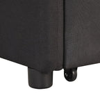 Canapé-lit gigogne 3 en 1 avec table à 2 oreilles