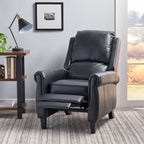 Fauteuil inclinable en cuir PU ultra-confortable Roomfitters, fauteuil inclinable luxueux pour salon ou chambre à coucher