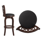 Tabouret de bar pivotant à dossier à défilement Rovinj