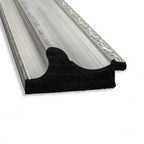 Miroir mural biseauté pour salle de bain - Cadre argenté Parlor