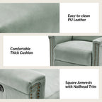 Ensemble de 2 fauteuils inclinables électriques pivotants et à bascule traditionnels Tobias par HULALA HOME