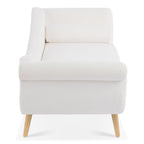 Chaise longue vintage avec accoudoirs en volutes par Christopher Knight Home