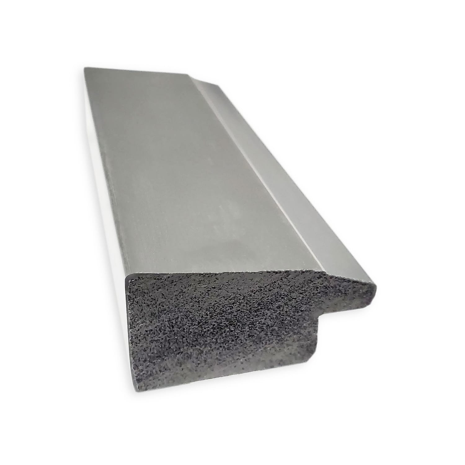 Miroir mural biseauté pour salle de bain - Cadre Vista en nickel brossé