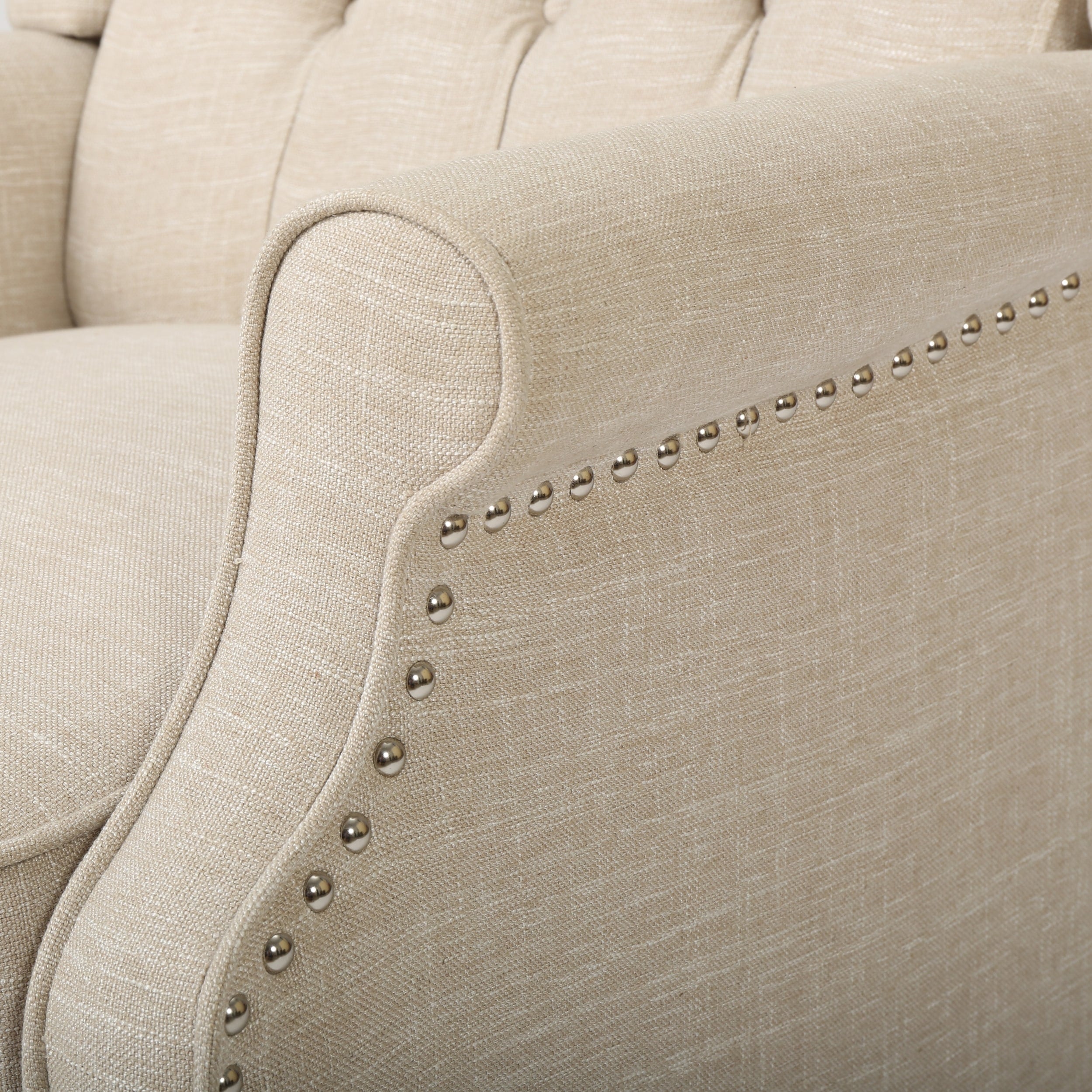 Fauteuils inclinables en tissu capitonné Walter (lot de 2) par Christopher Knight Home