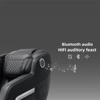 Fauteuil inclinable de massage à gravité zéro avec massage complet du corps, chauffage et audio Bluetooth intégré